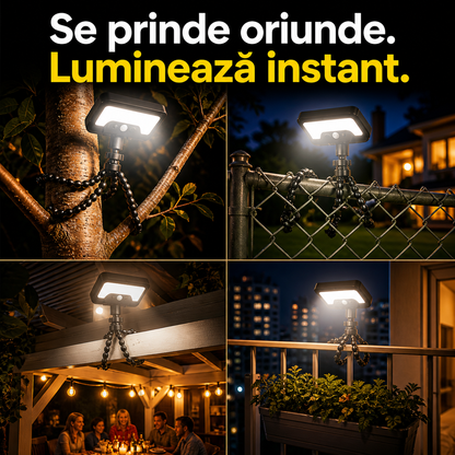 FlexiGlow 360 - Lumină Solară Flexibilă