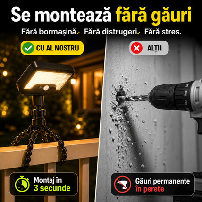 FlexiGlow 360 - Lumină Solară Flexibilă
